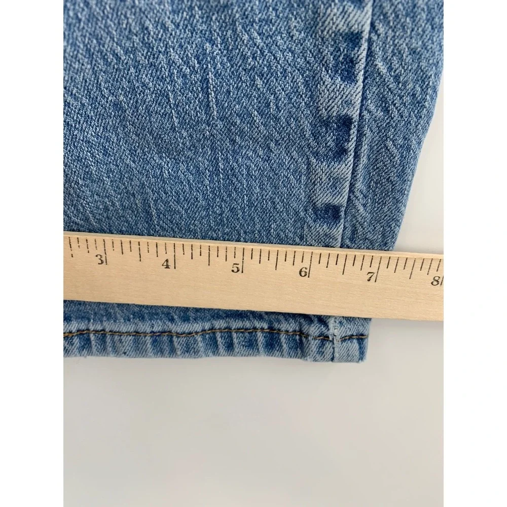 Levis‎ 505 Jeans Mens 32x34 Blue Distressed Paint Splatter Denim Pants